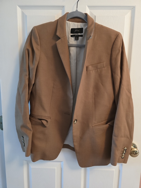 J. Crew Jackets & Blazers - J. Crew Womens Camel Regent Blazer